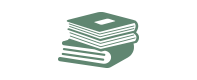 Green books icon